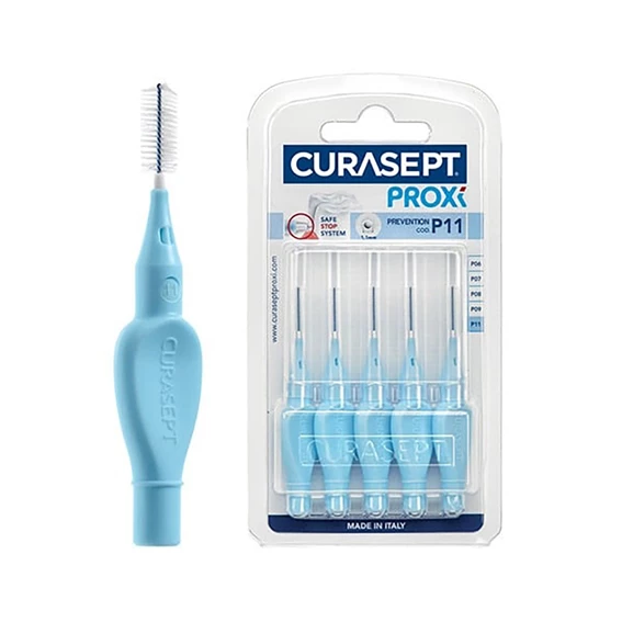 Curasept Proxi Prevention P11, medzobne ščetke - svetlo modre, 6 ščetk