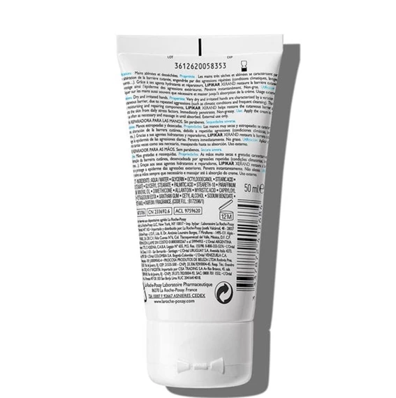 LRP Lipikar Xerand krema za roke, 50 ml