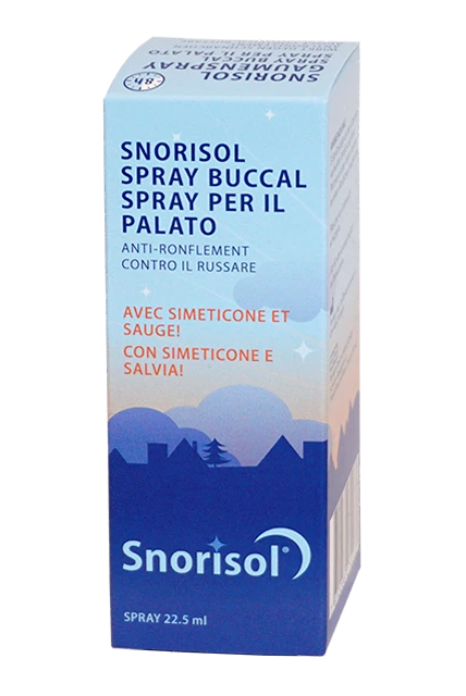 Snorisol, ustno pršilo proti smrčanju 22,5 ml