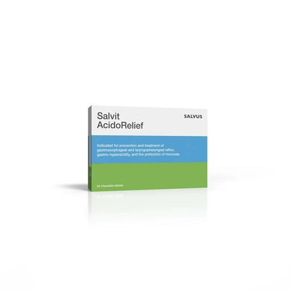 Salvit AcidoRelief, žvečljive tablete, 24 tablet