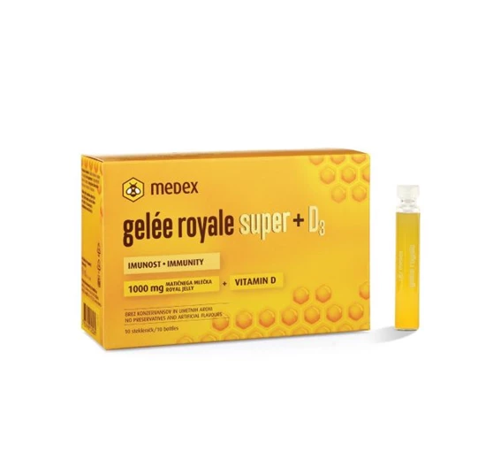  Bio gelee royale forte raztopina Medex, 10 +2 GRATIS stekleničke po 9 mL