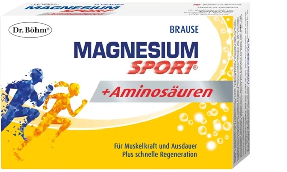 Dr. Böhm Magnesium Sport + Aminokisline, 14 vrečic