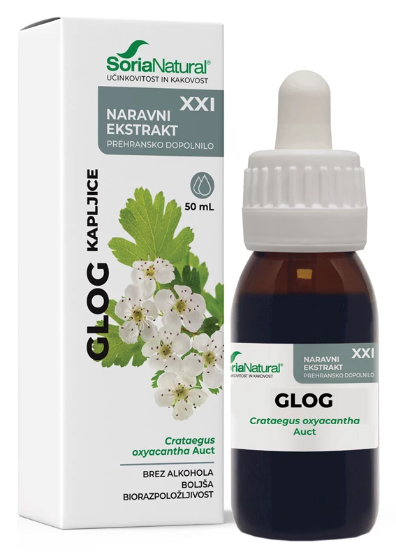 Soria Natural Glog XXL kapljice brez alkohola, 50 ml