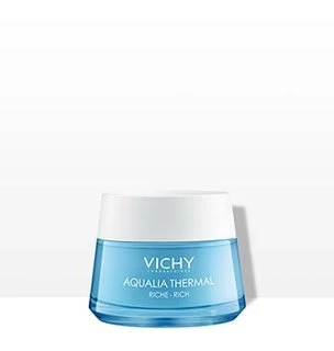 Vichy Aqualia Thermal Rich, bogata krema za vlaženje za suho kožo (50 ml)