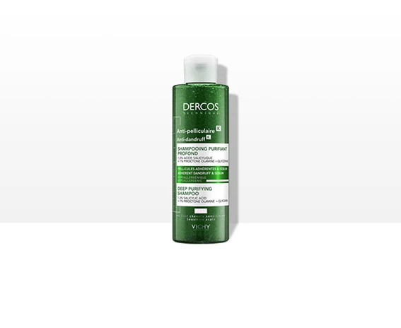 Vichy Dercos Anti dandruff K, šampon proti lepljivemu prhljaju in sebumu (250 ml)