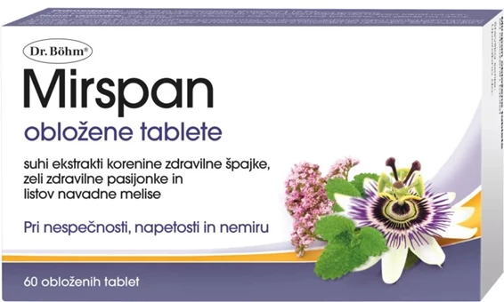 Dr. Böhm Mirspan, obložene tablete (60 tablet)