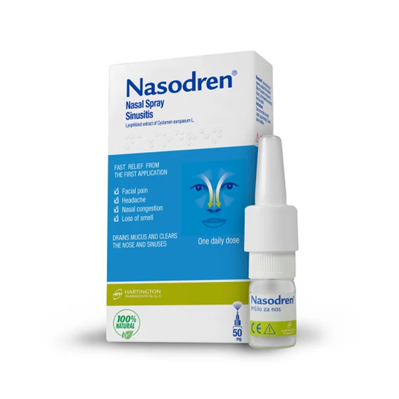 Nasodren, pršilo za nos 50 mg/ 5 ml 5 ml