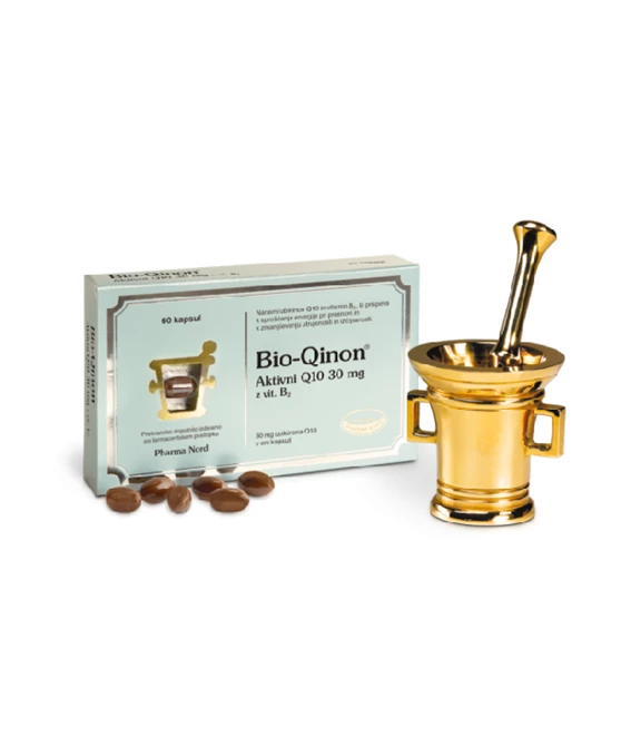 Pharma Nord Bio-Qinon Aktivni Q10 z vitaminom B2, 60 kapsul