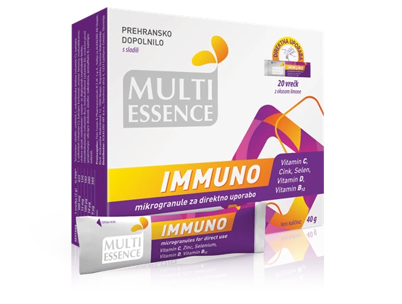 Multi Essence Immuno mikrogranule za direktno uporabo, 20 vrečk