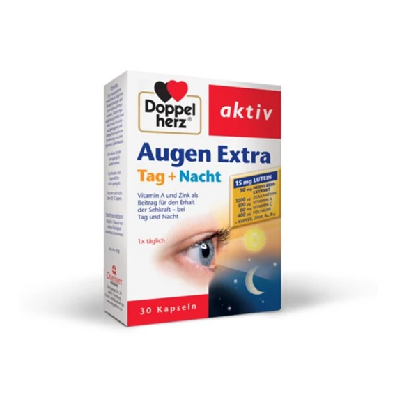 Doppelherz  Aktiv AUGEN EXTRA dan + noč, 30 kapsul