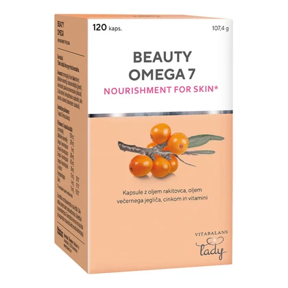 Beauty Omega-7 Vitabalans Lady,120 kapsul