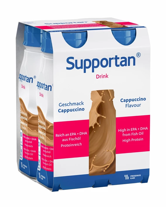 Supportan, okus cappuccino 4 x 200 ml