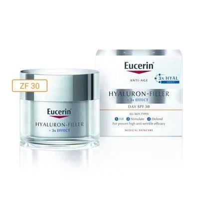 Eucerin Hyaluron-Filler dnevna krema ZF 30 za vse tipe kože, 50 ml