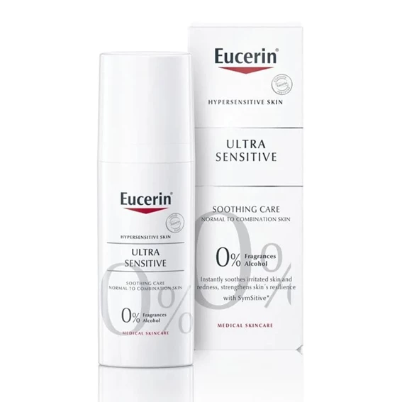 Eucerin UltraSensitive fluid za normalno do mešano kožo, 50 ml
