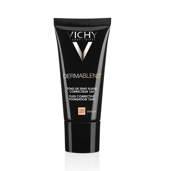 Vichy Dermablend,  korektivni tekoči puder, odtenek 20-Vanilla, 30 ml