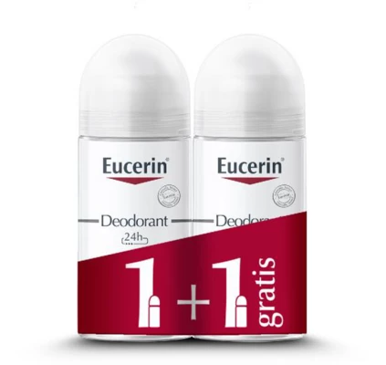 Eucerin pH5 Sensitive Dezodorant roll-on za občutljivo kožo (50 ml) 1+ 1 GRATIS