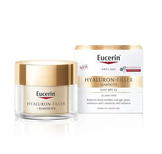 Eucerin Hyaluron-Filler + Elasticity dnevna krema ZF 15, 50 ml