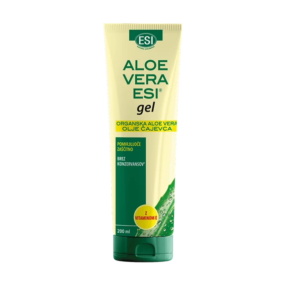 Aloe Vera ESI, gel z oljem čajevca in vitaminom E 200 ml