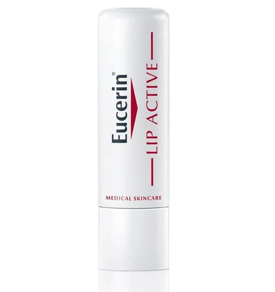 Eucerin Lip Aktiv, stik za nego ustnic z dekspantenolom in vitaminom E - ZF 20, 4,8 g
