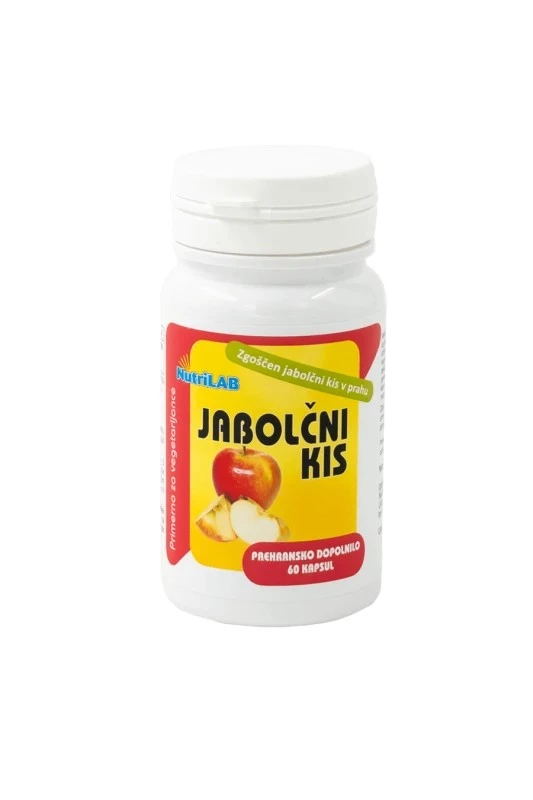 Nutrilab Jabolčni kis v kapsulah, 60 kapsul
