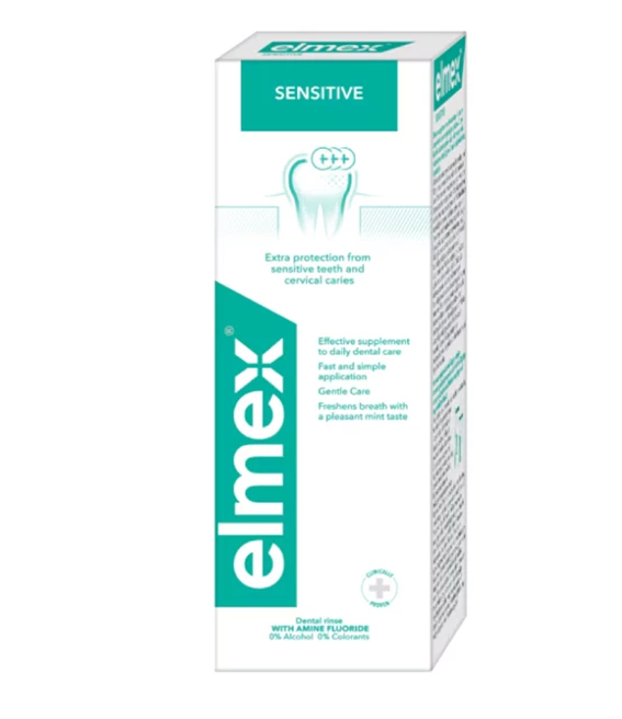 Elmex Sensitive ustna voda za občutljive zobe 400 ml