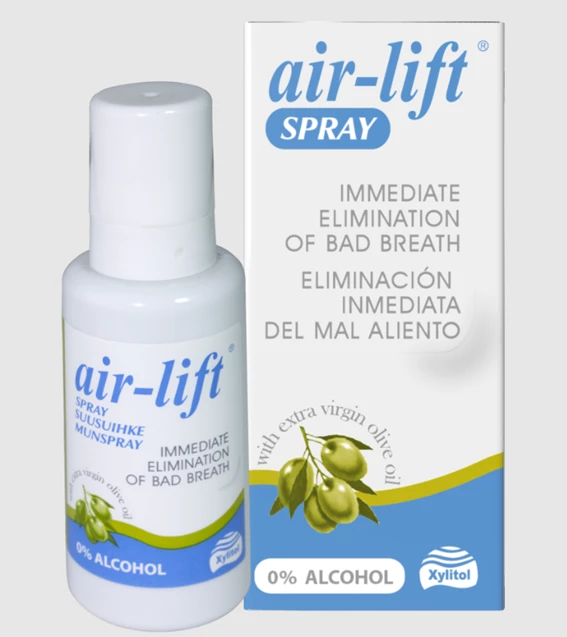Air-Lift, sprej za jezik proti zadahu z olivnim oljem 15 ml