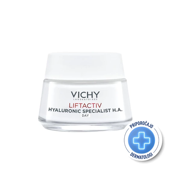  Vichy Liftactiv H.A. Dnevna nega za korekcijo gub in čvrsto kožo obraza (suha koža), 50 ml