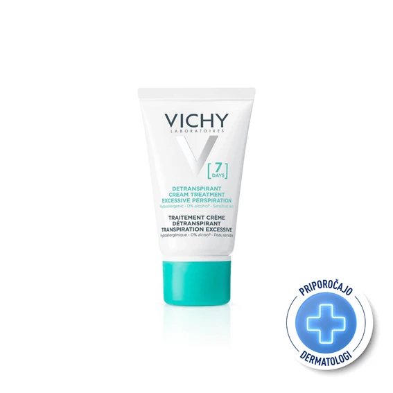 Vichy Deo antitranspirant, krema za uravnavanje čezmernega potenja 7-dnevna,30 ml