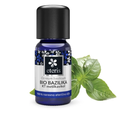 Eteris Bazilika bio eterično olje, 5 ml 