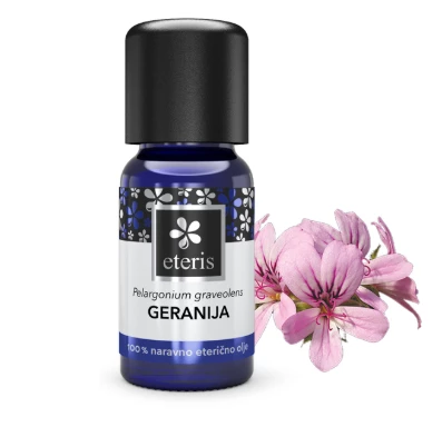 Eteris Geranija eterično olje, 10 ml