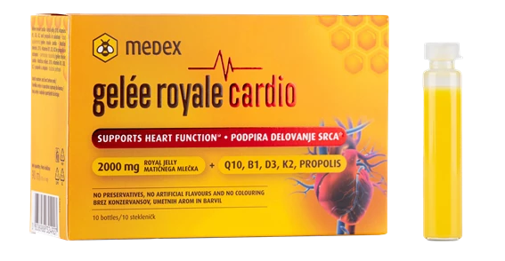 Gelée Royale Cardio steklenička 9 ml, 10 stekleničk